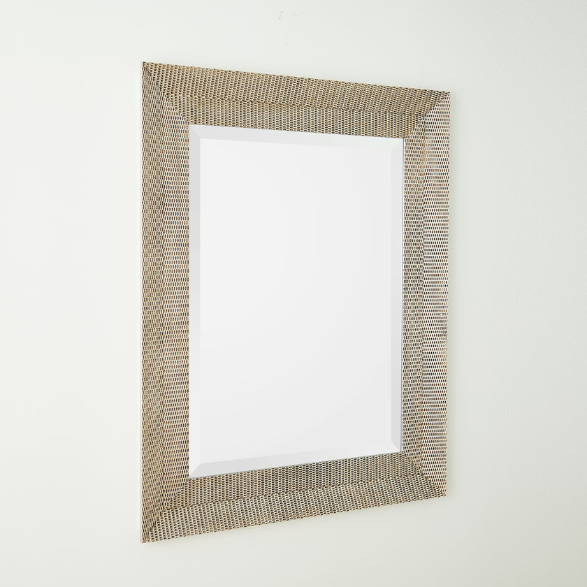 Global Views Delicate Basketweave Mirror