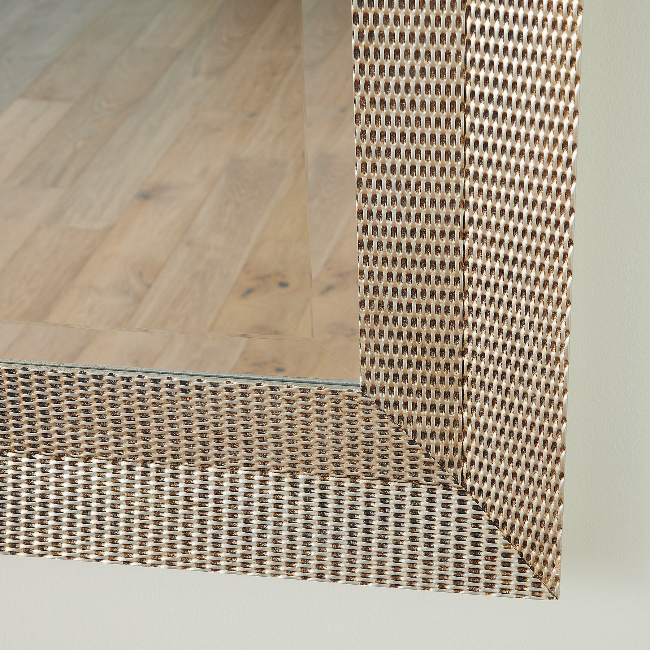 Global Views Delicate Basketweave Mirror