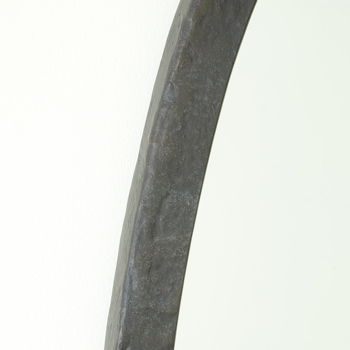 Global Views Oval Mirror Forged Iron