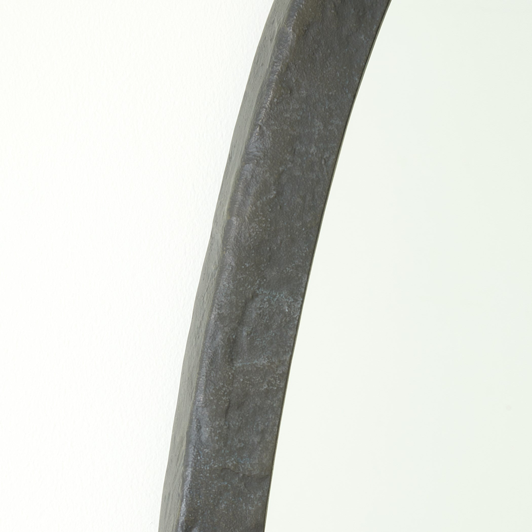 Global Views Oval Mirror Forged Iron