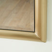 Global Views Bennett Floor Mirror-Brass