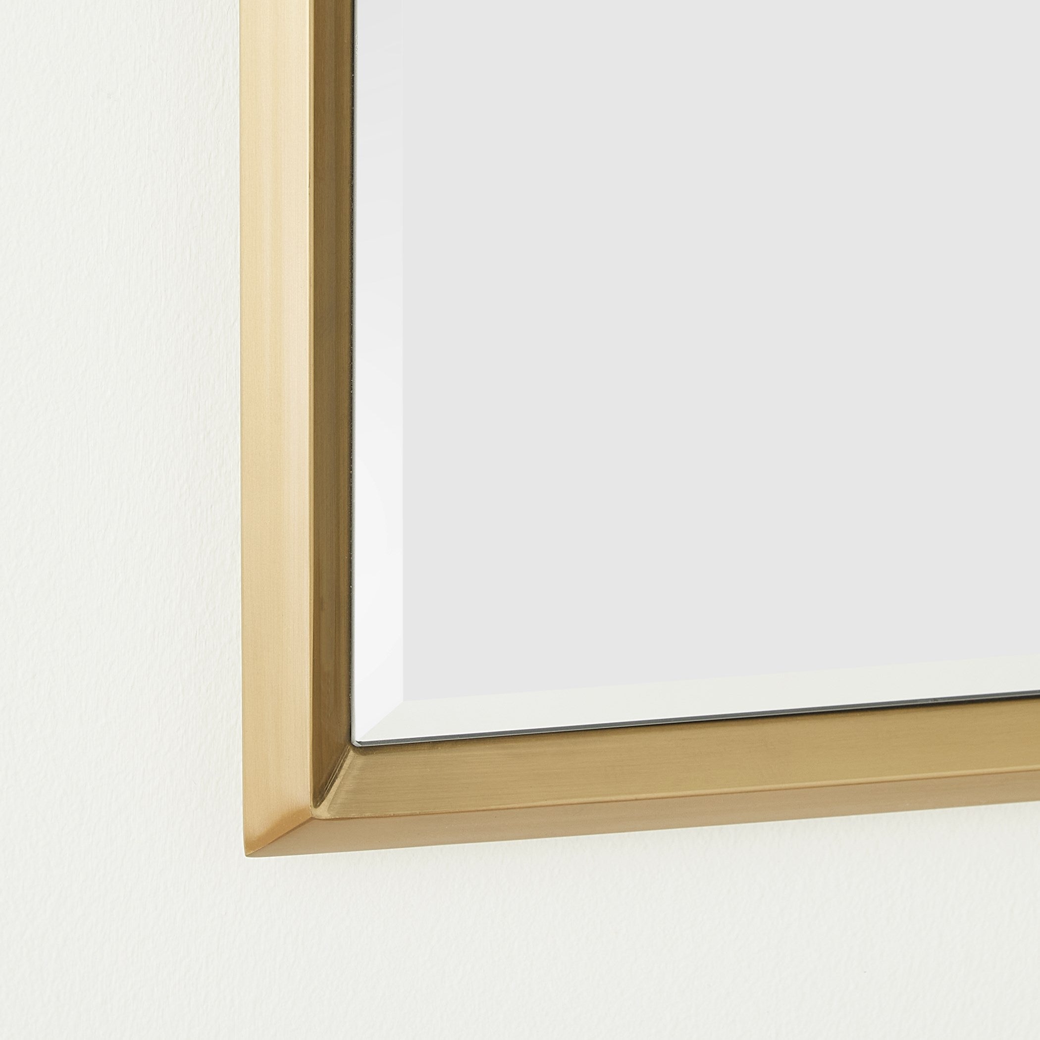 Global Views Reeves Floor Mirror-Brass