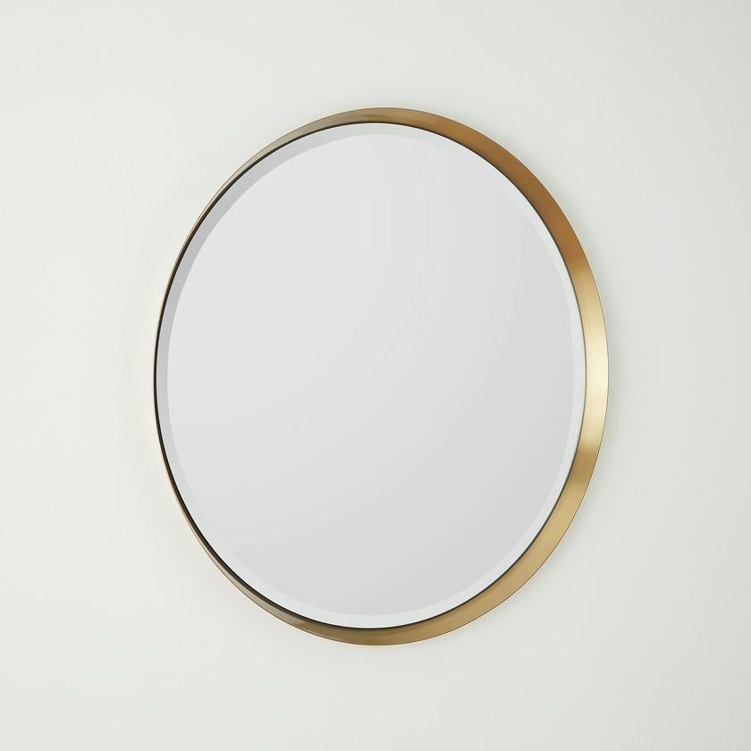 Global Views Hudson Mirror Brass