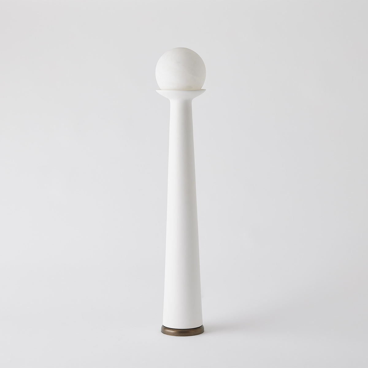 Global Views Alabaster Bulb Tower Lamp