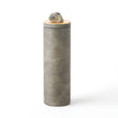 Global Views Quarry Jar Grey/Gold Leaf