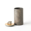 Global Views Quarry Jar Grey/Gold Leaf