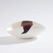 Global Views Mirabelle Bowl Ivory/Plum