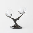 Global Views Monterey Vase Holder Natural Iron