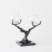 Global Views Monterey Vase Holder Natural Iron