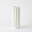 Global Views Frilled Vase Matte White