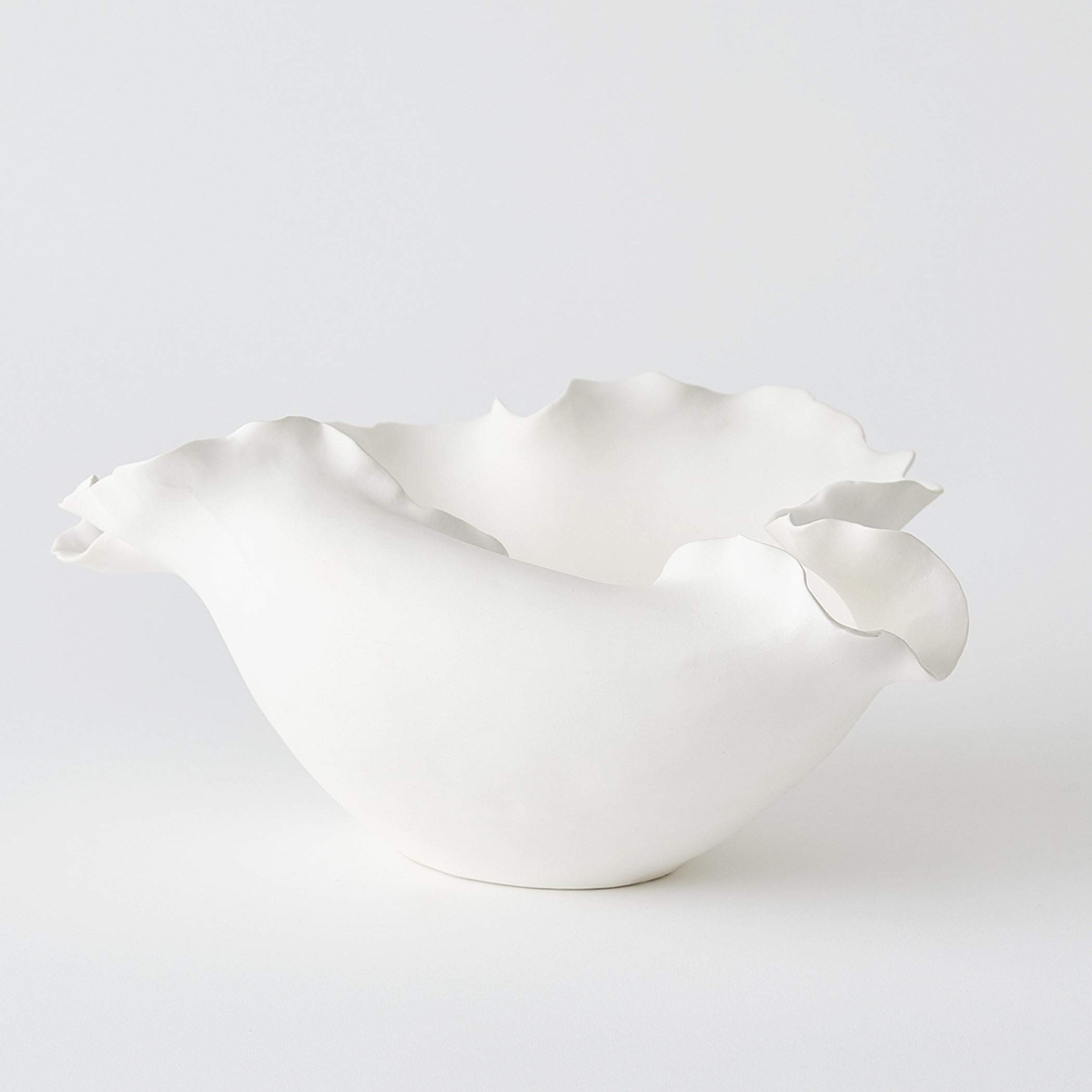 Global Views Folios Bowl Matte White