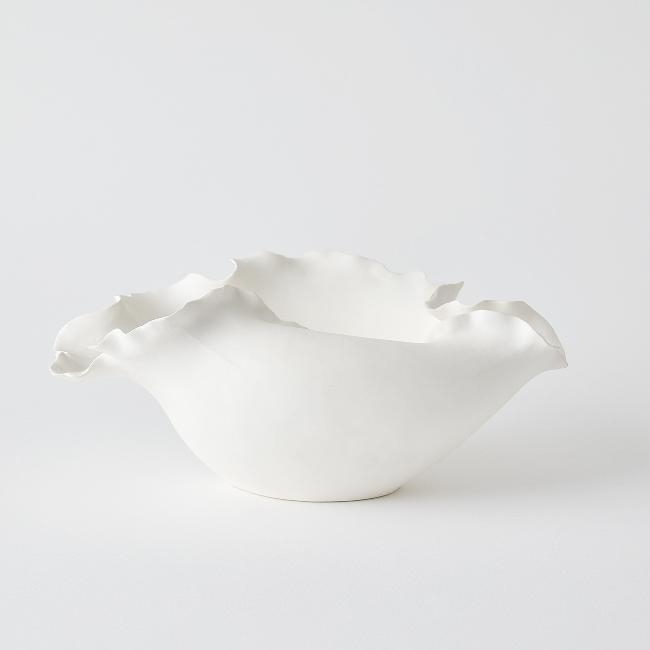 Global Views Folios Bowl Matte White