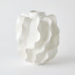 Global Views Folios Vase Matte White