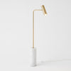 Global Views Spotlight Floor Lamp Brass