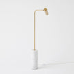 Global Views Spotlight Floor Lamp Brass