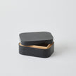Global Views Super Ellipse Boxes and Tray Black