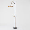 Global Views Display Floor Lamp-Brass