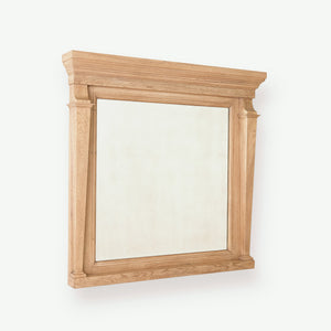 Global Views Josephine Mirror-Bleached Oak