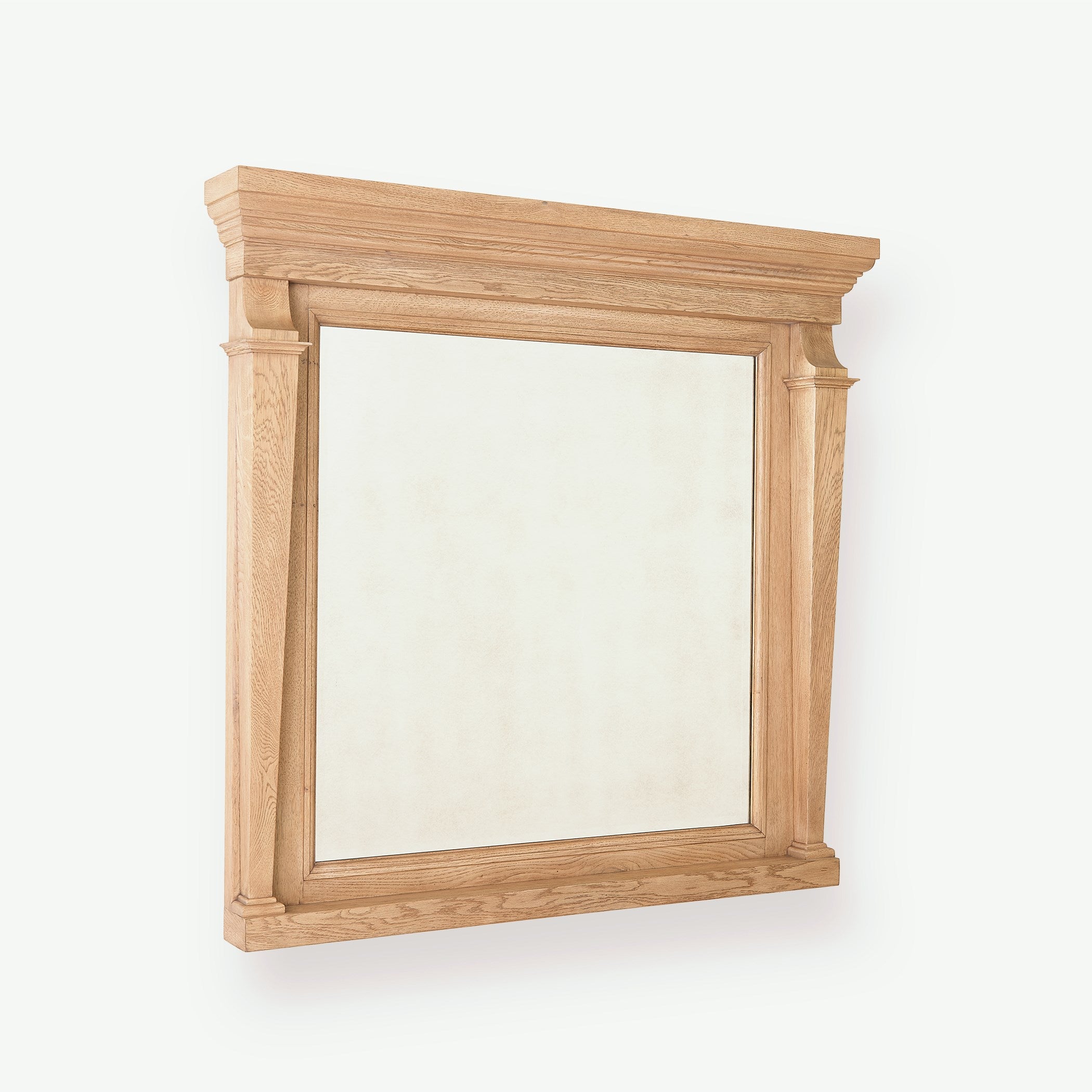 Global Views Josephine Mirror-Bleached Oak