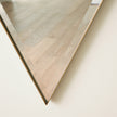 Global Views Elongated Diamond Mirror Brass