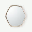 Global Views Hexagon Mirror Nickel