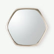Global Views Hexagon Mirror Nickel