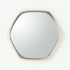 Global Views Hexagon Mirror Nickel