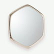 Global Views Hexagon Mirror Nickel