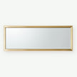 Global Views Bennett Floor Mirror-Brass