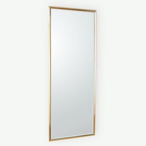 Global Views Reeves Floor Mirror-Brass