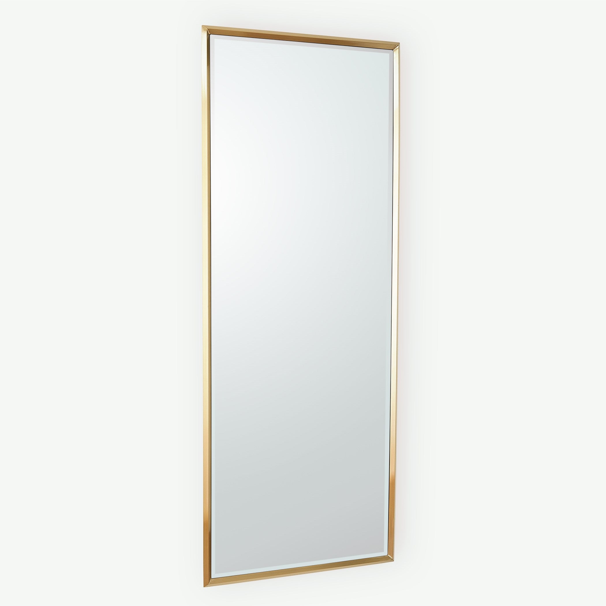 Global Views Reeves Floor Mirror-Brass