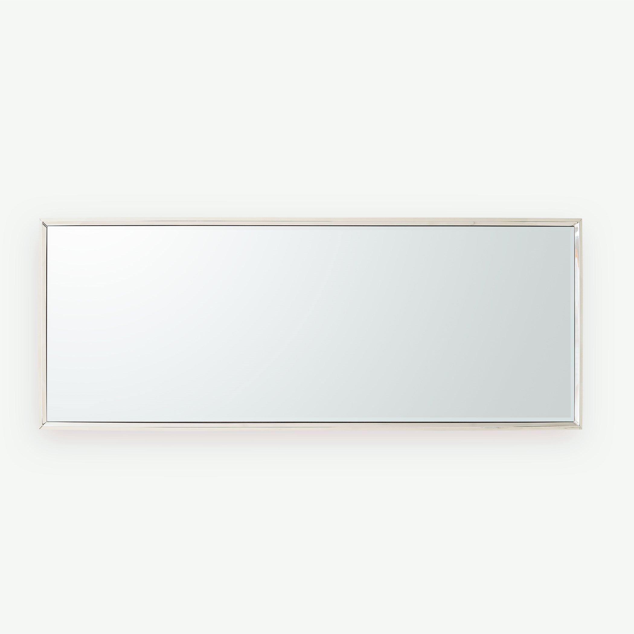 Global Views Reeves Floor Mirror Nickel