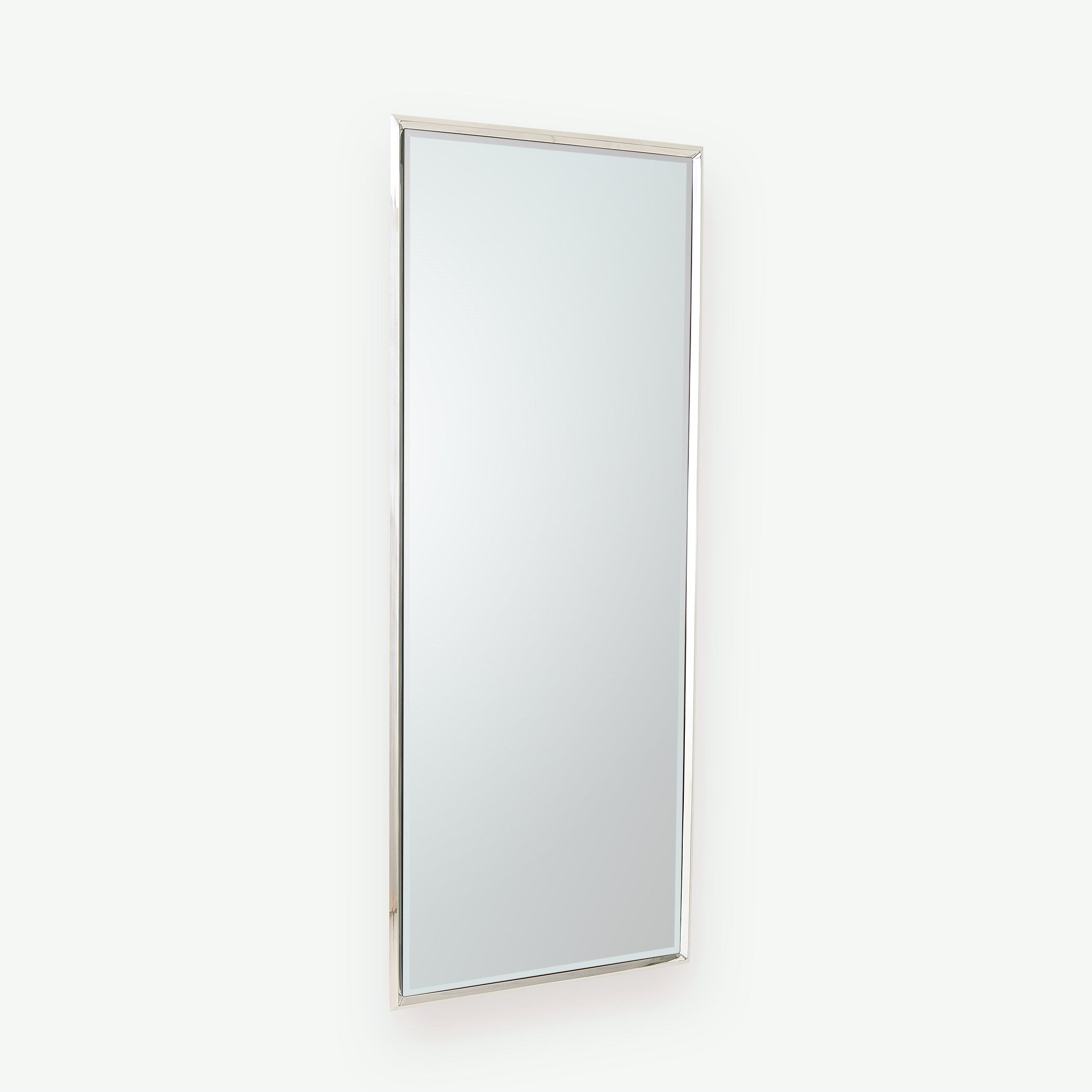 Global Views Reeves Floor Mirror Nickel