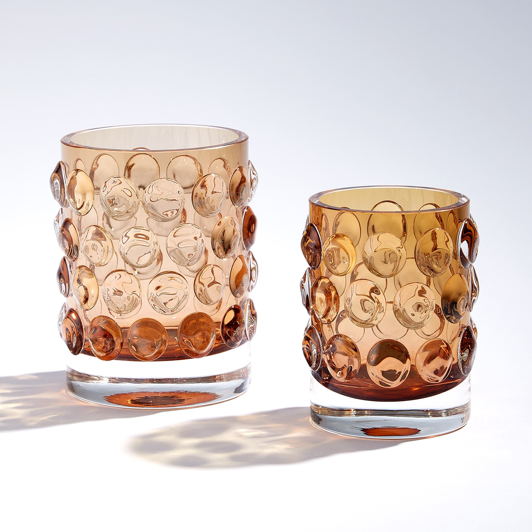 Global Views Thousand Eye Vase Amber