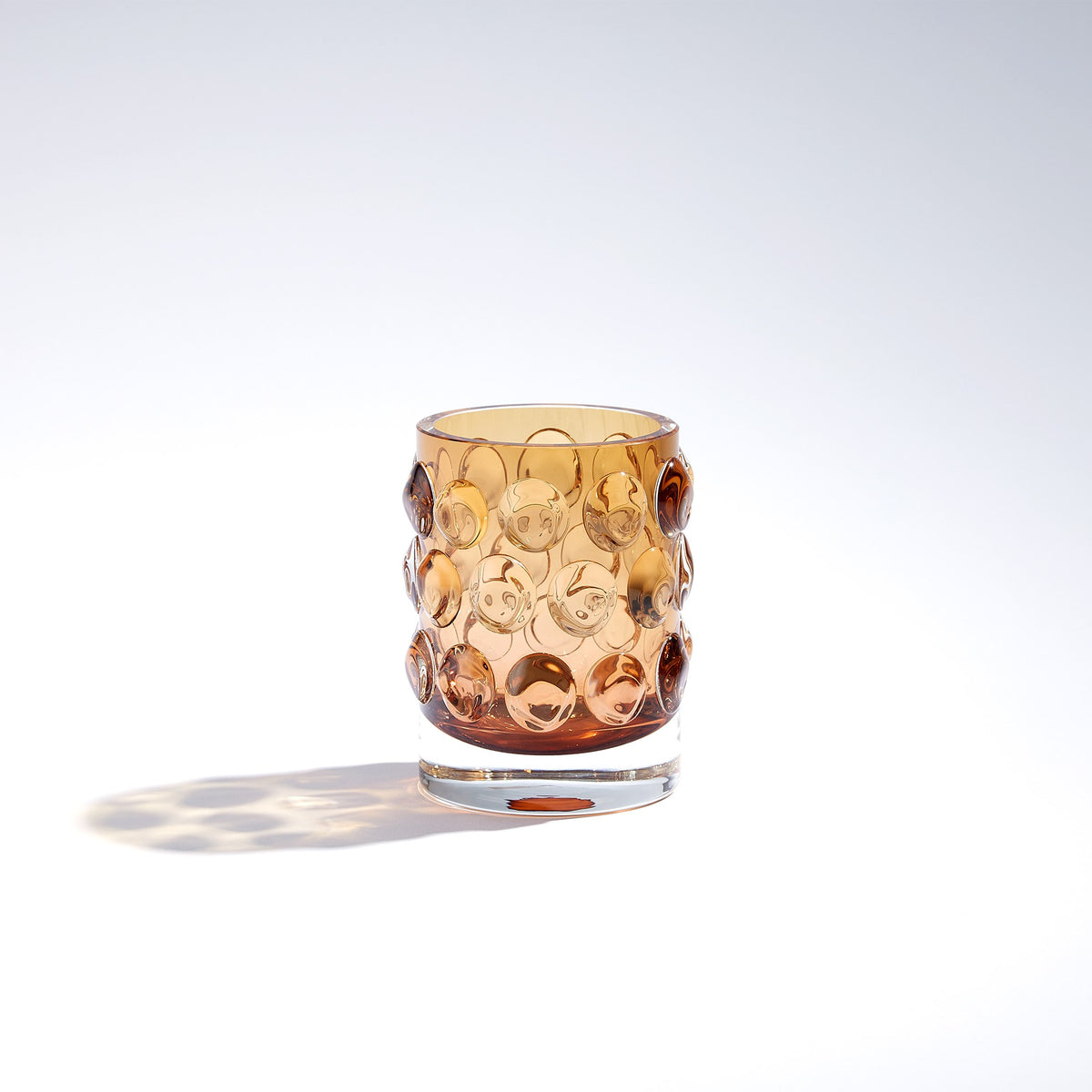 Global Views Thousand Eye Vase Amber