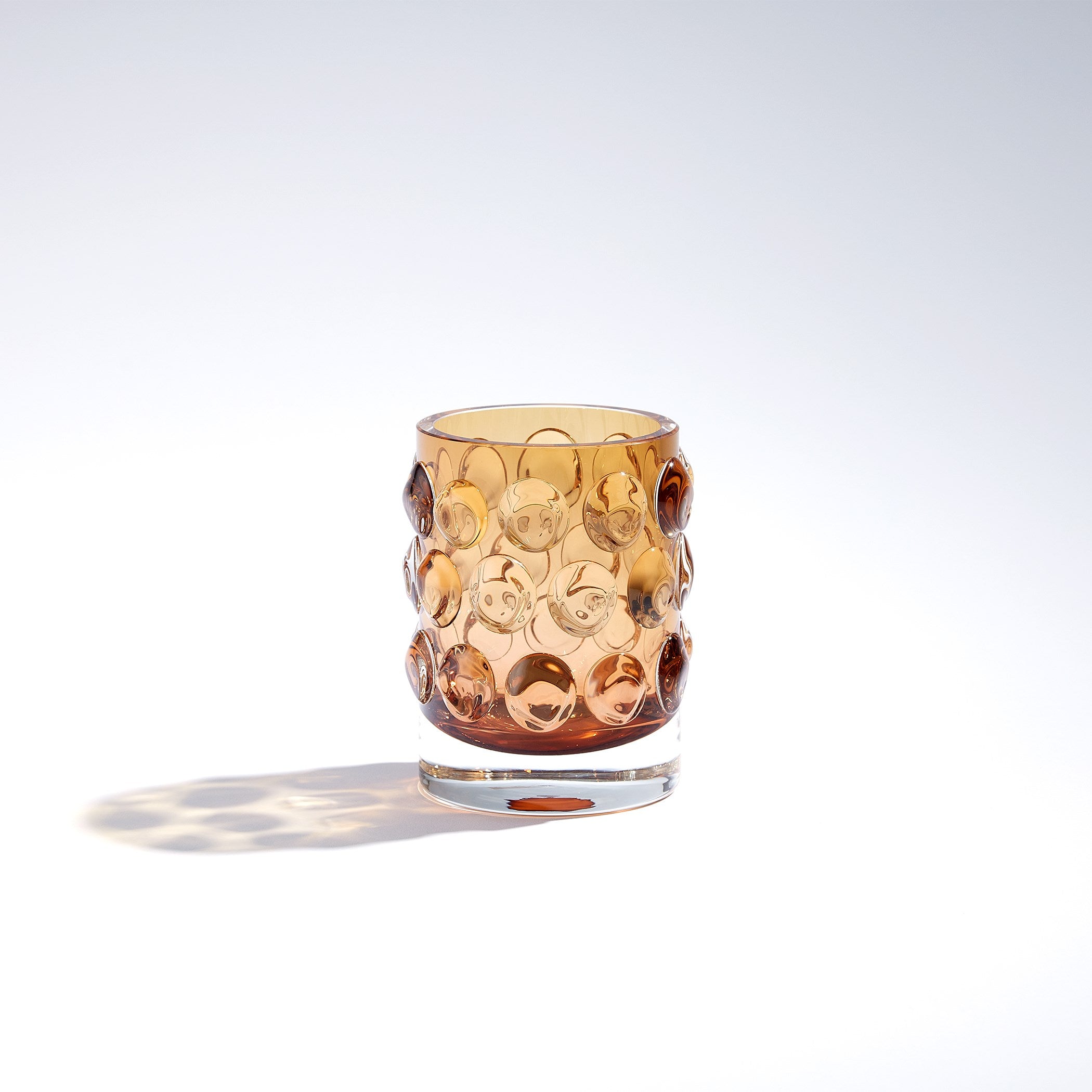 Global Views Thousand Eye Vase Amber