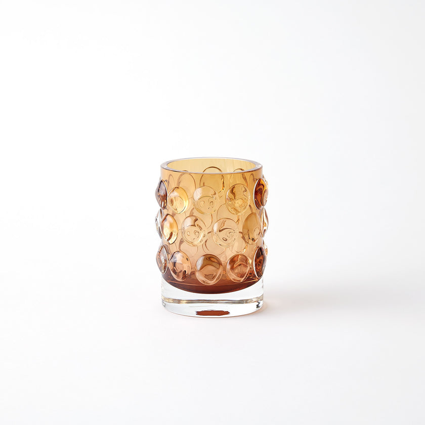 Global Views Thousand Eye Vase Amber