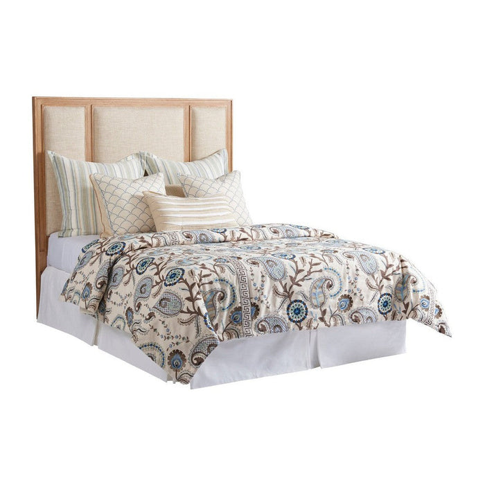 Barclay Butera Newport Crystal Cove Upholstered Panel Queen Headboard