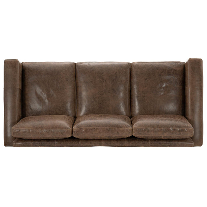 Bernhardt Dawkins Leather Sofa