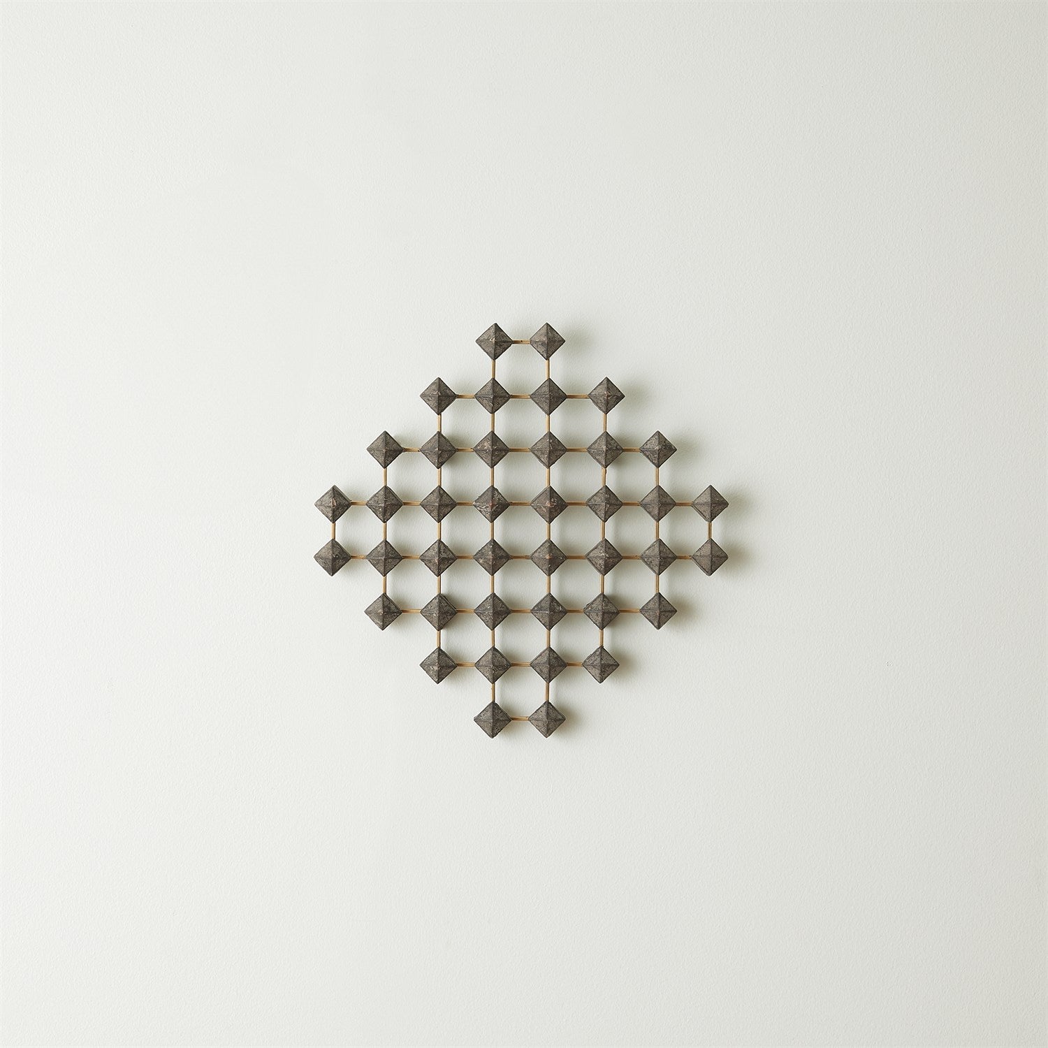Global Views Wood Brass Ramus Wall Art