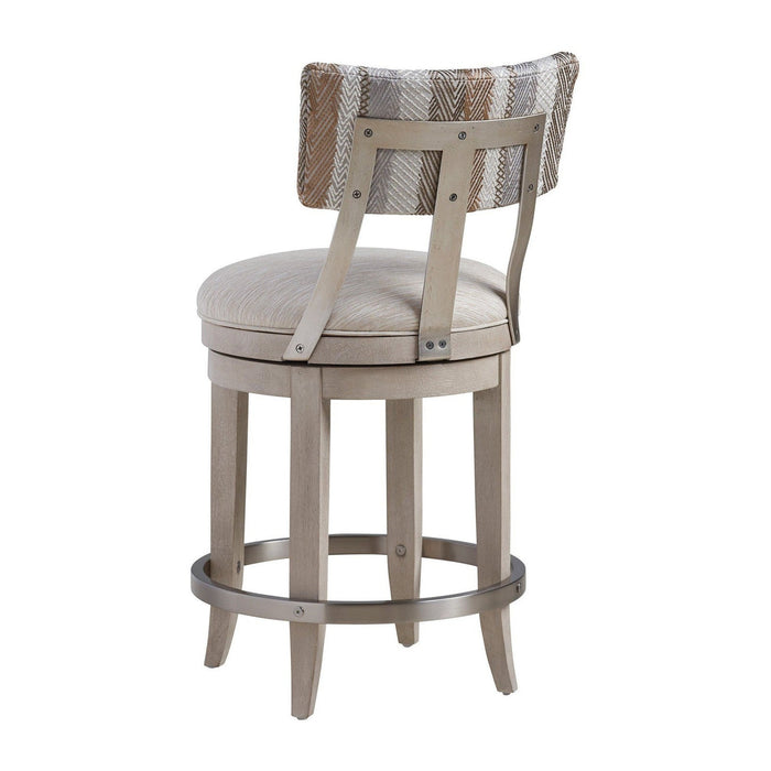 Barclay Butera Malibu Cliffside Swivel Upholstered Counter Stool - 19.5 Inch