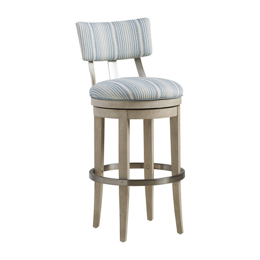 Barclay Butera Malibu Cliffside Swivel Upholstered Bar Stool - 19.5 Inch