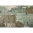 Feizy Kendall 8A59F Modern Abstract Rug in Green/Brown/Ivory