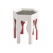 Barclay Butera Villa Blanca Bilbao Hexagonal End Table