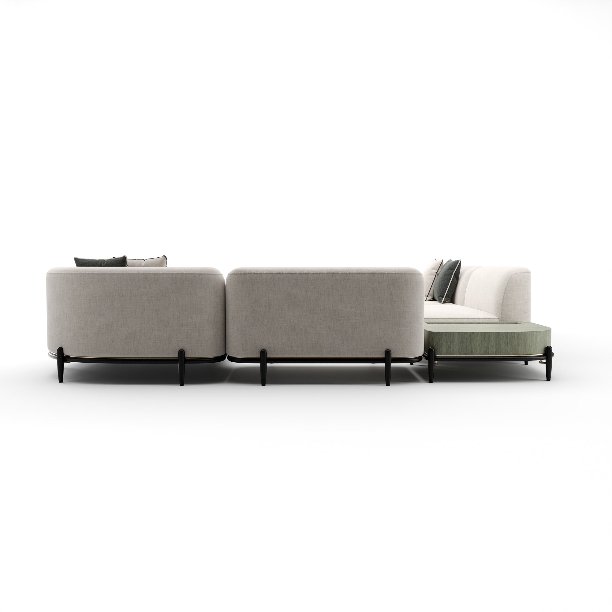 Caracole Madera Sectional