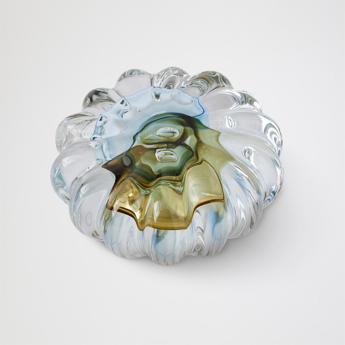 Global Views Blue Topaz Anemone Sculpture