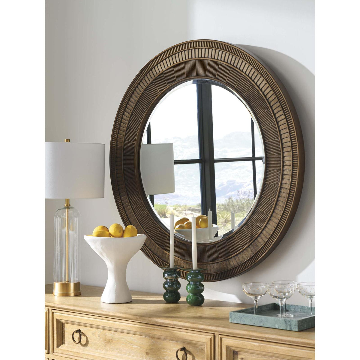 Barclay Butera Montecito Elana Round Mirror