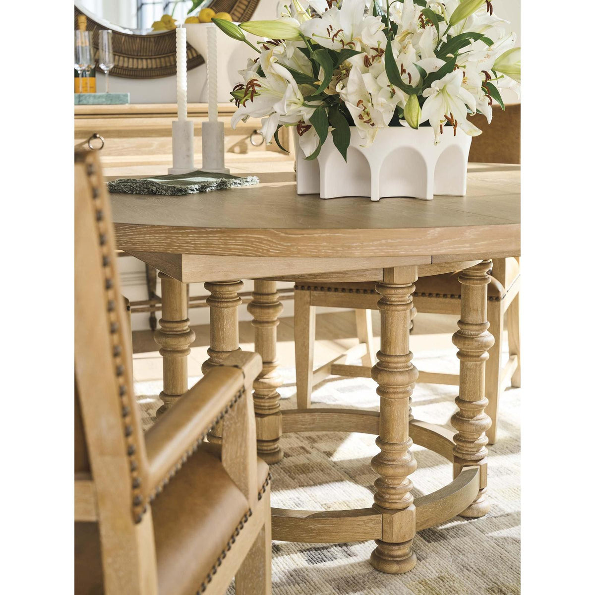 Barclay Butera Montecito Ennisbrook Round Dining Table