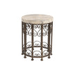 Barclay Butera Montecito Lowery Round Metal Accent Table