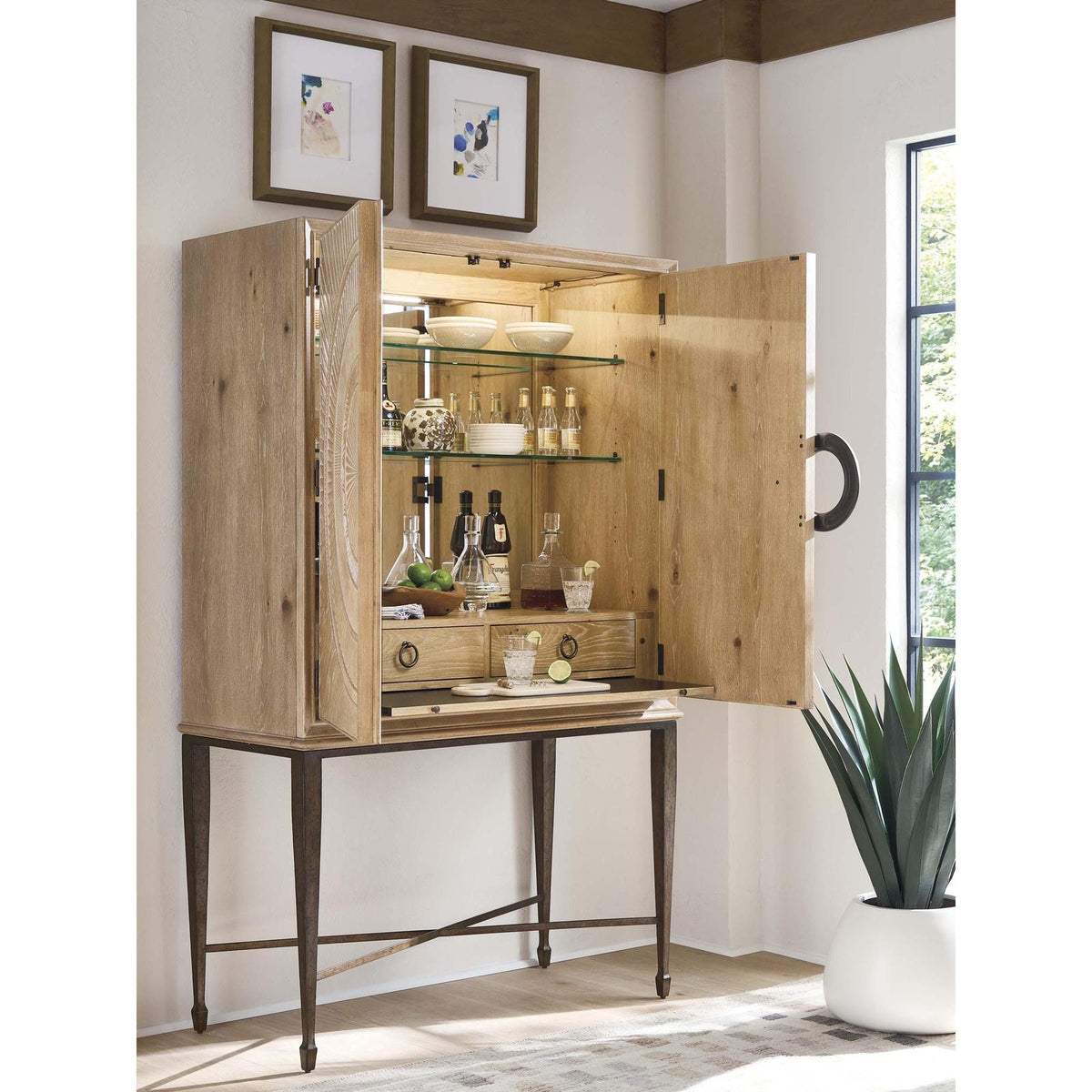 Barclay Butera Montecito Hammond Bar Cabinet